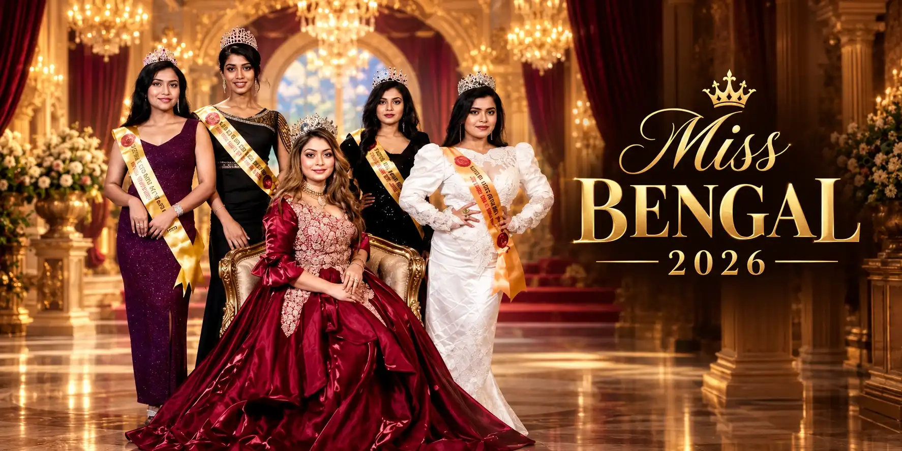 Miss Bengal 2026 Presented By Queen of Hearts & King of Hearts Beauty Pageant 